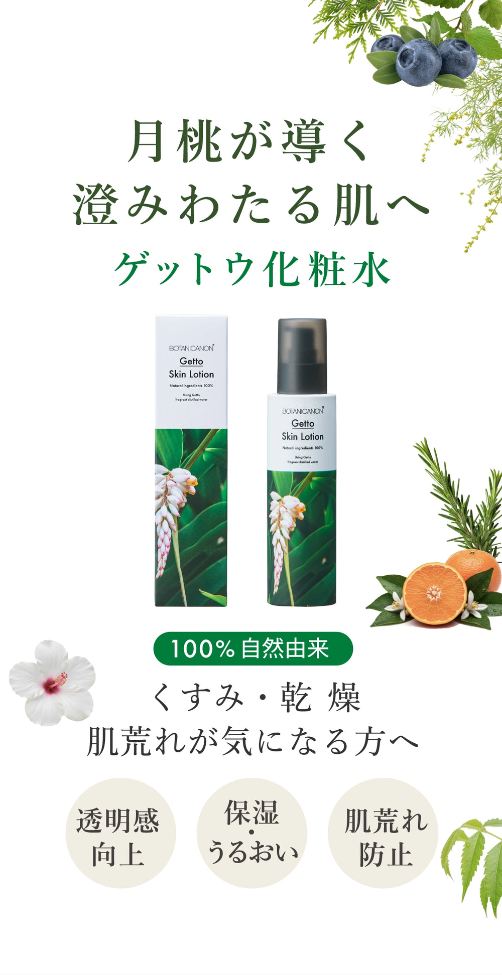 ゲットウ化粧水