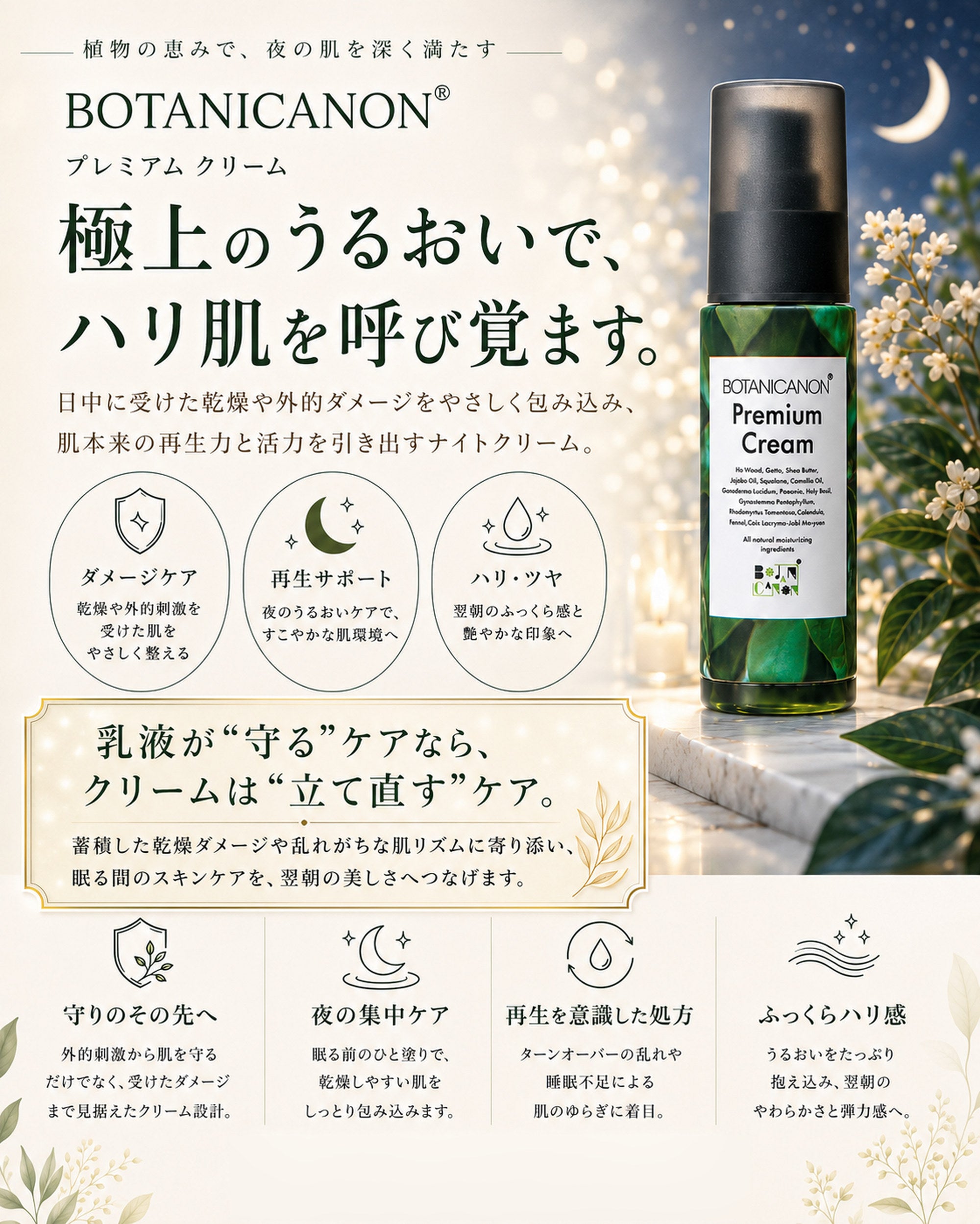プレミアム ボタニカノン クリーム