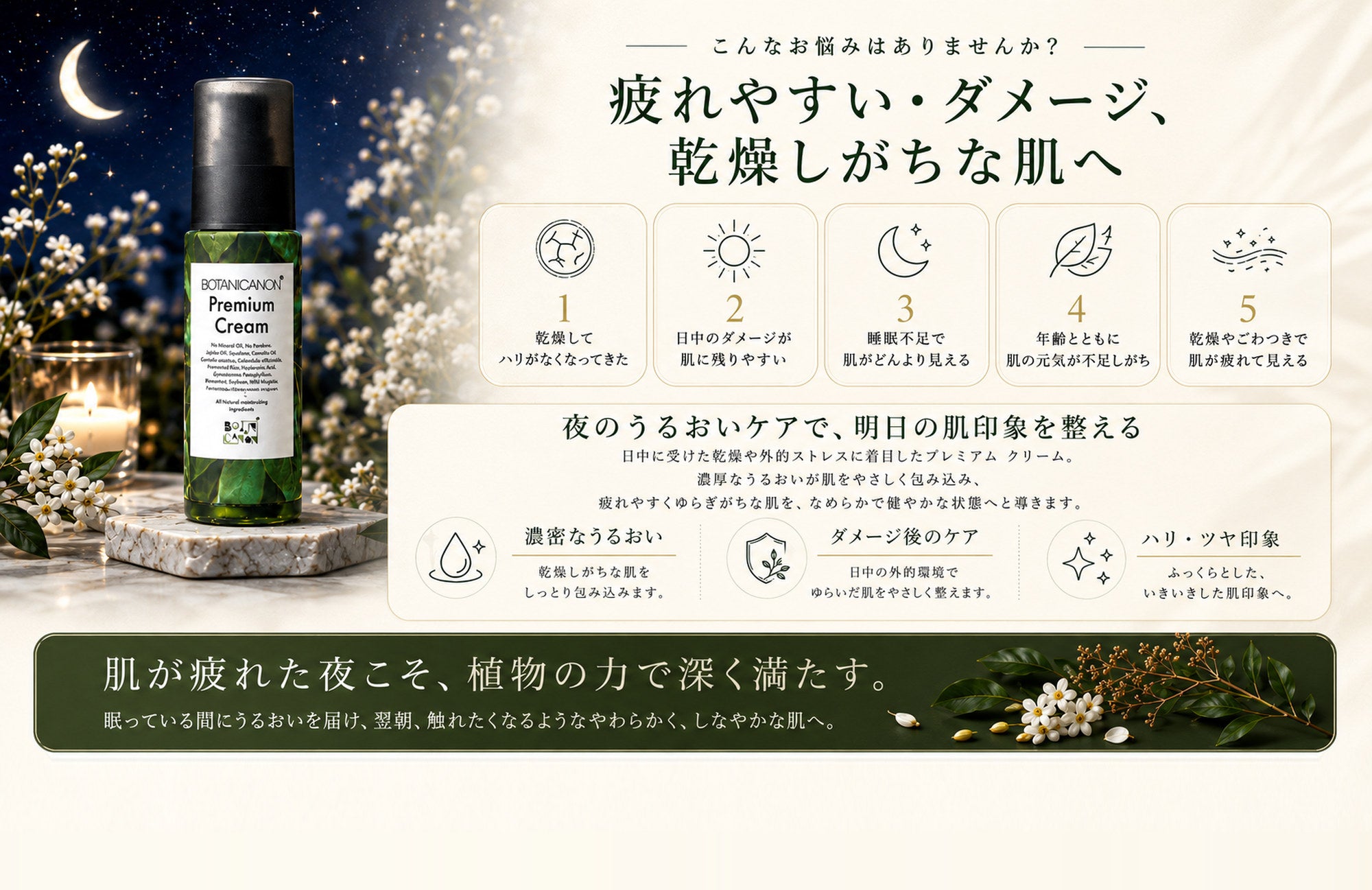 プレミアム ボタニカノン クリーム