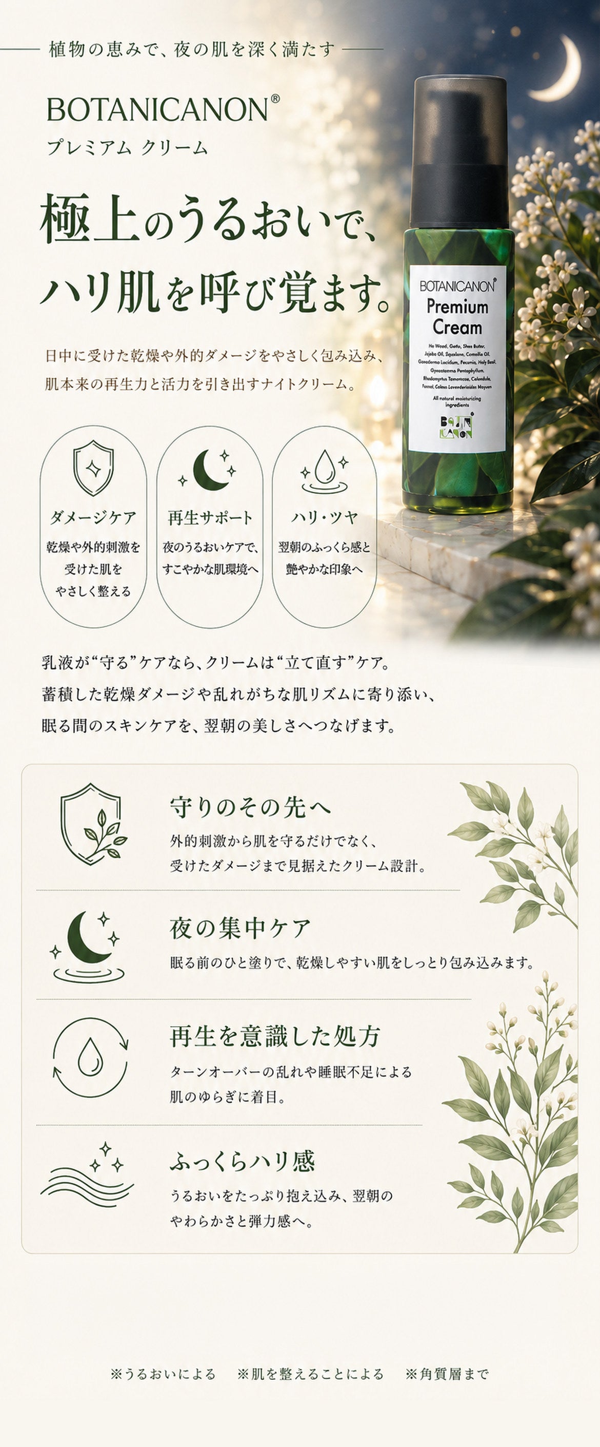 プレミアム ボタニカノン クリーム